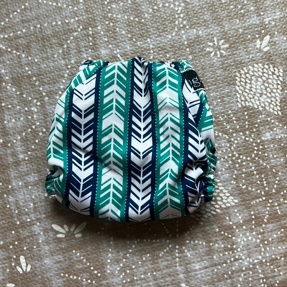 Newborn all in one (AIO) cloth diaper - imagine Aztec